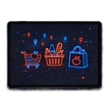 Visualization of Aldi supermarket store locations dataset with map pins for supermarket location data and mapping analysis