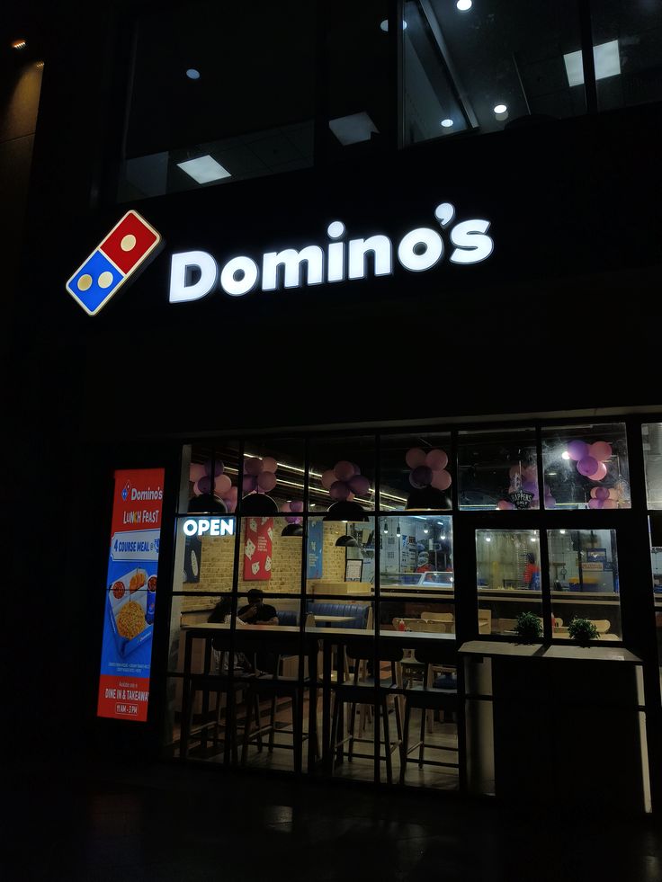 Example of a Domino’s restaurant location in Europe, part of a network of over 1,100 stores across key markets.