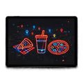 Visualization of Domino’s pizza store locations dataset with map pins for restaurant location data and mapping analysis